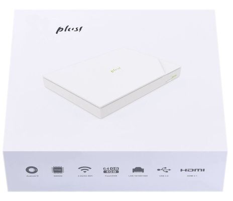 4 Go 64 Go Amlogic S905X4 OTT Android TV Décodeur Android 11 AV1 8K Double WiFi