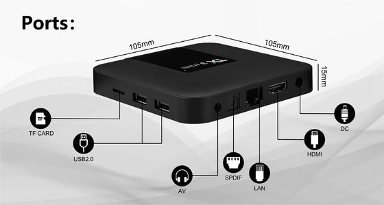 Amlogic S905 OTT Android TV Box TX3 Mini 2G 16G 4K H.265 2.4G Streamer Récepteur