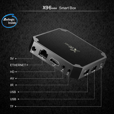 X96 Mini Amlogic S905W Quad Core OTT Android TV Box 2 Go 16 Go 2,4 GHz WiFi Android 9.0