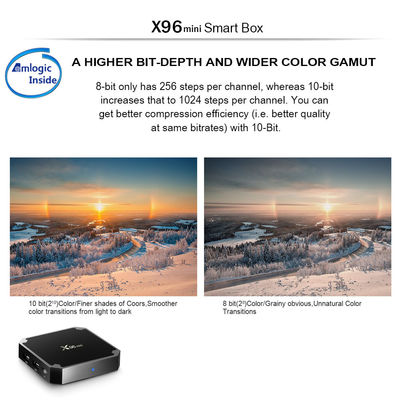 Double Wifi Neflix Smart Android X96mini TV Box Full HD 1080p 4K 8K 2GB 8GB 16GB 4GB 32GB