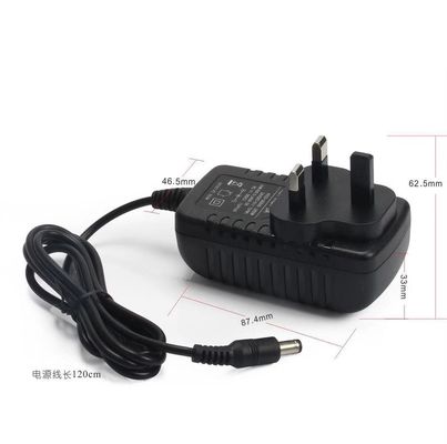 Adaptateur secteur AC DC 9v réglementé par l'UE 1A 2A 24w 2000ma 12v PSU Alimentation