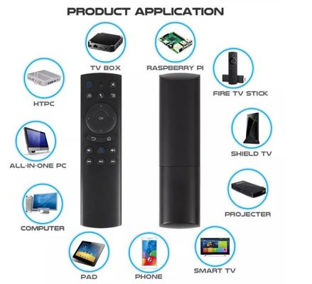 Android TV BOX IR Bluetooth Télécommande Vocale MINI Sans Fil 2.4g