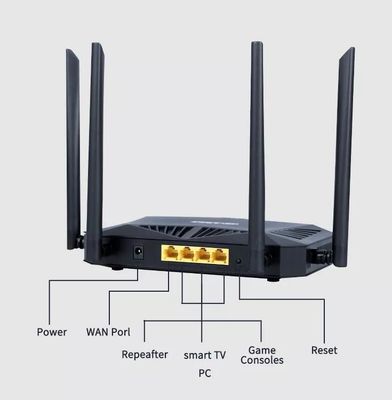Modem fibre optique Gigabit Internet optique longue portée double bande 128 Mo