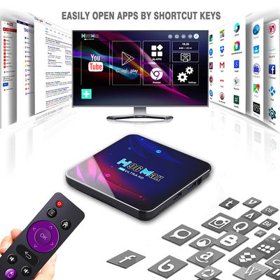 Boîtier de configuration Intel Rk3318 H96max Lecteur  Max 4k Android 10.0 Quad Core