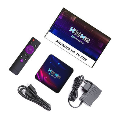 H96 MAX 4k Ultra HD 3D Android11 ​​Boîte de configuration  Google Voice Control