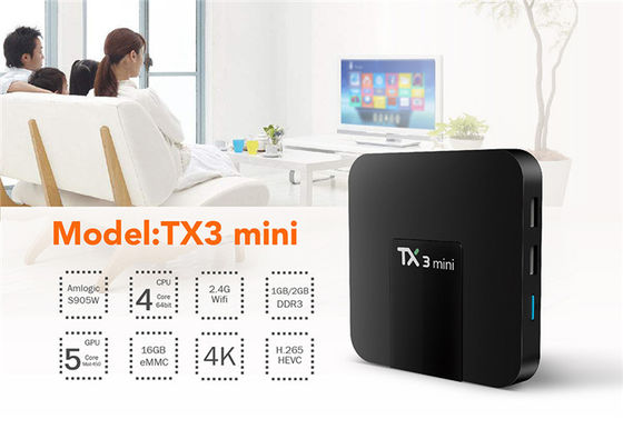 S905W OTT Box Mini Android TV Tx3 Mini boîtier de diffusion 4k Ultra HD