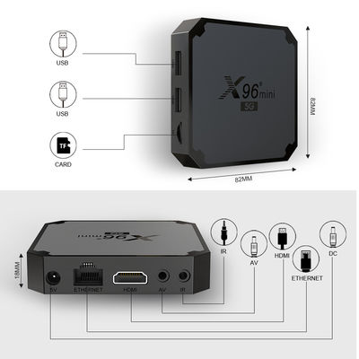 Boîte de configuration Android 5G Smart IP OTT  X96 Mini lecteur S905W4