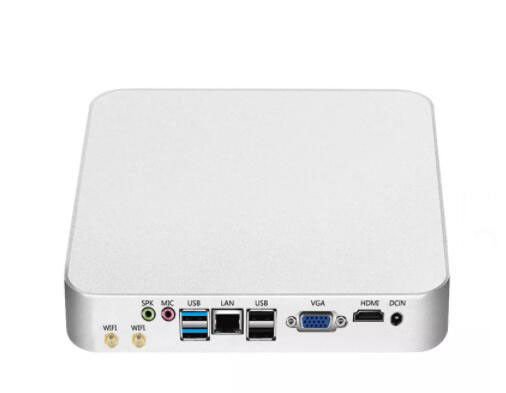 Ce-Leron 3205U I5 4200Y 4200U Mini poste de travail PC systèmes informatiques industriels DDR3L MSATA 4GB 64GB