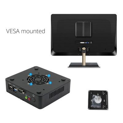 Mini poste de travail industriel Linux Pfsense sans ventilateur PC N2930 300 Mbps VGA RS232