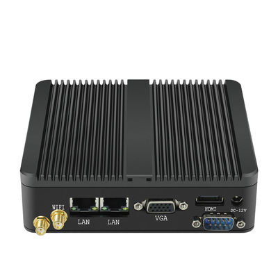 Mini poste de travail industriel Linux Pfsense sans ventilateur PC N2930 300 Mbps VGA RS232