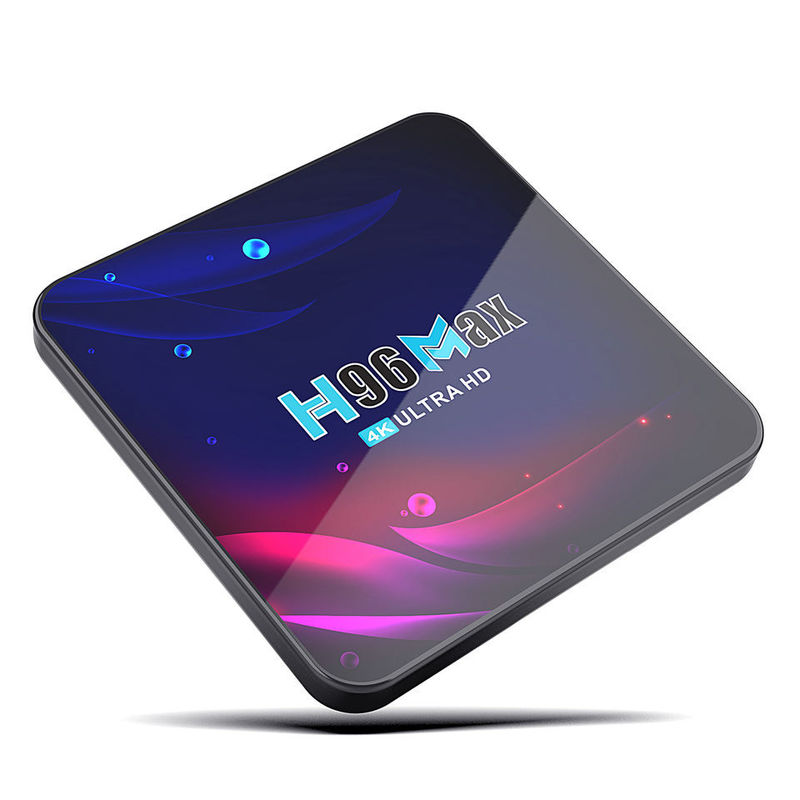 Décodeur personnalisé Rk3318 H96 Max 4k Android 10.0 Quad Core H96max