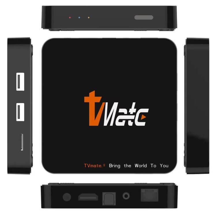 Gigabit Ethernet CE Ott Android Tv Box 2 16 Go Couleur noire
